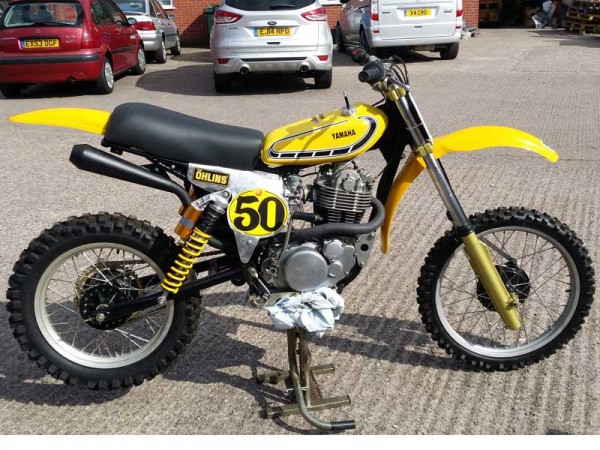 Husqvarna / Yamaha hybrid for sale at Owens Moto Classics