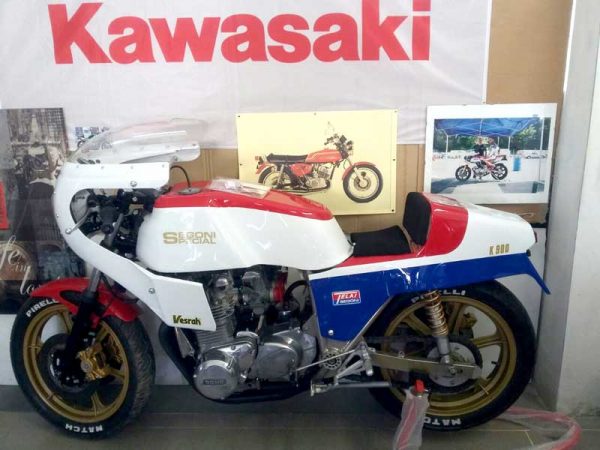 Segoni Kawasaki Z1E, 1977 at Owens Moto Classics