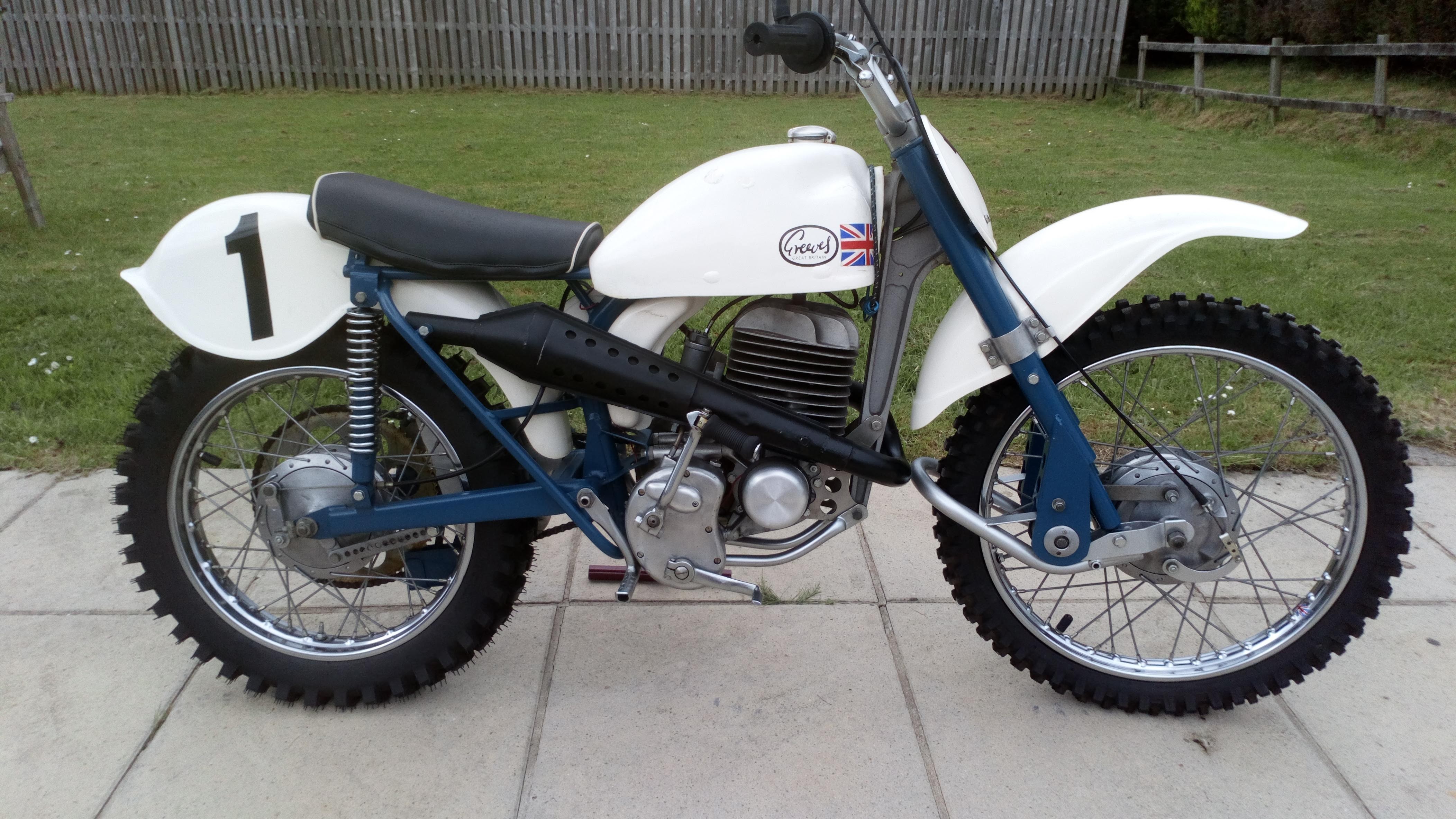 Classic off road bike Greeves 250 Challenger 1965