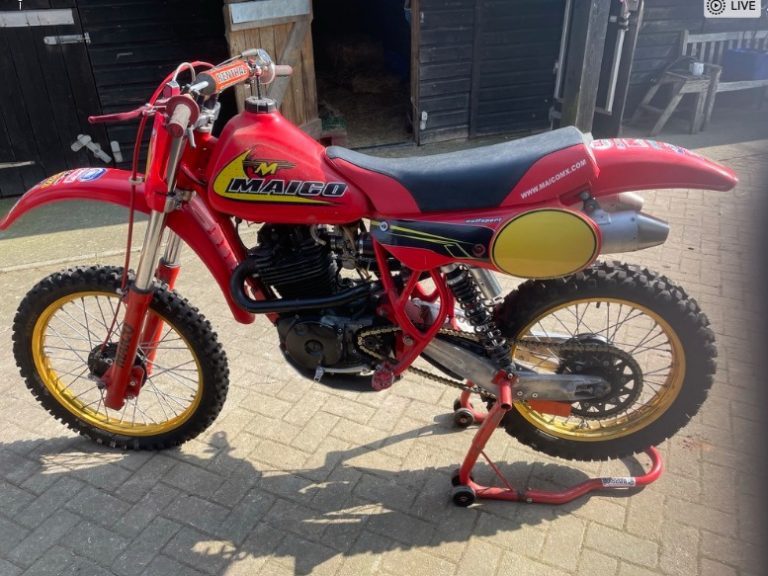 Classic off road bike Maico Honda 1981