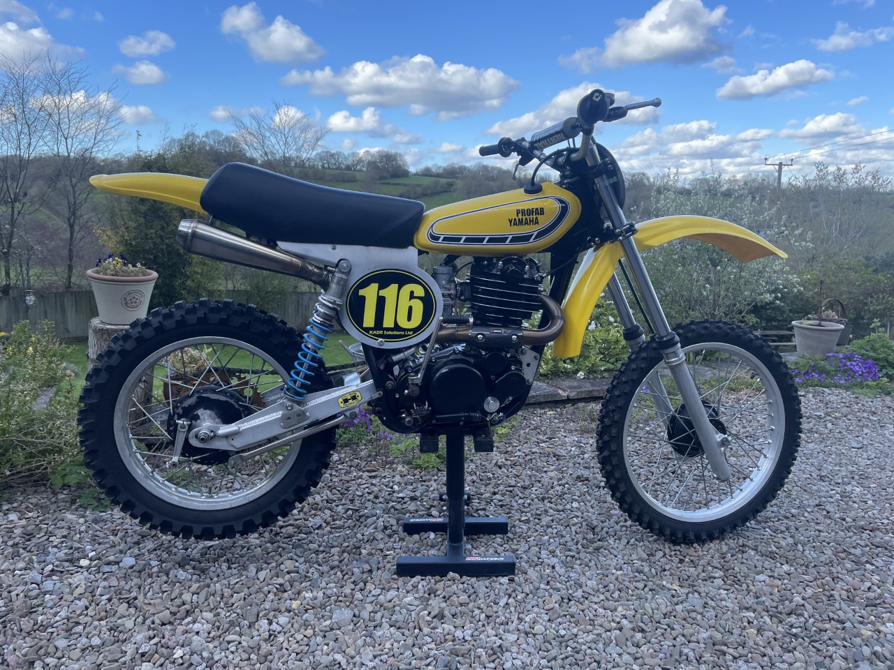 Classic off road bike Profab Yamaha 540 1977